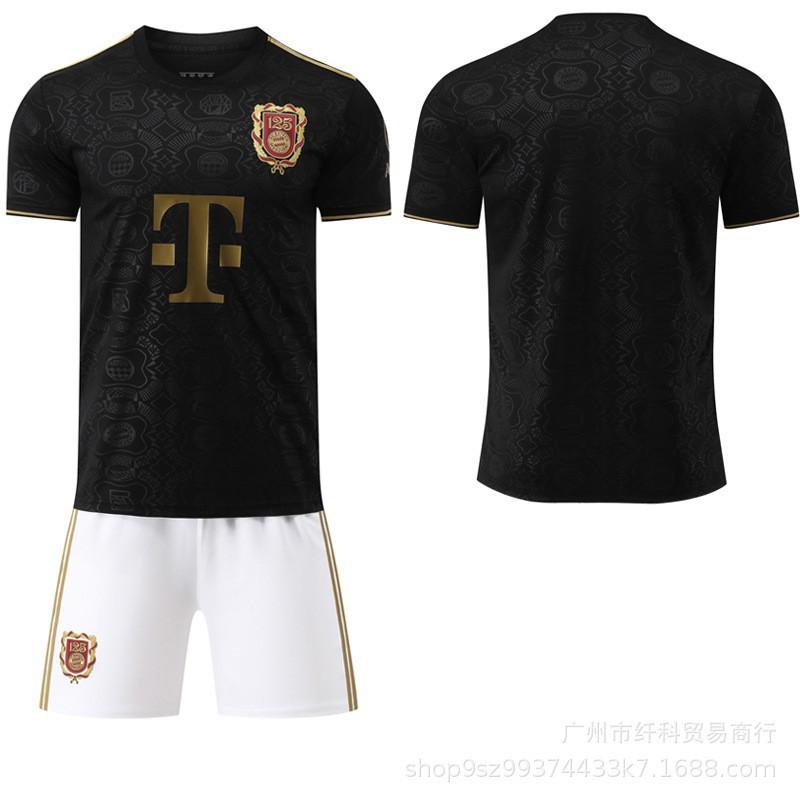 

2526 Club No. 9 Kane Jersey Sports Black Football Set Bayern 125th Anniversary Edition #20