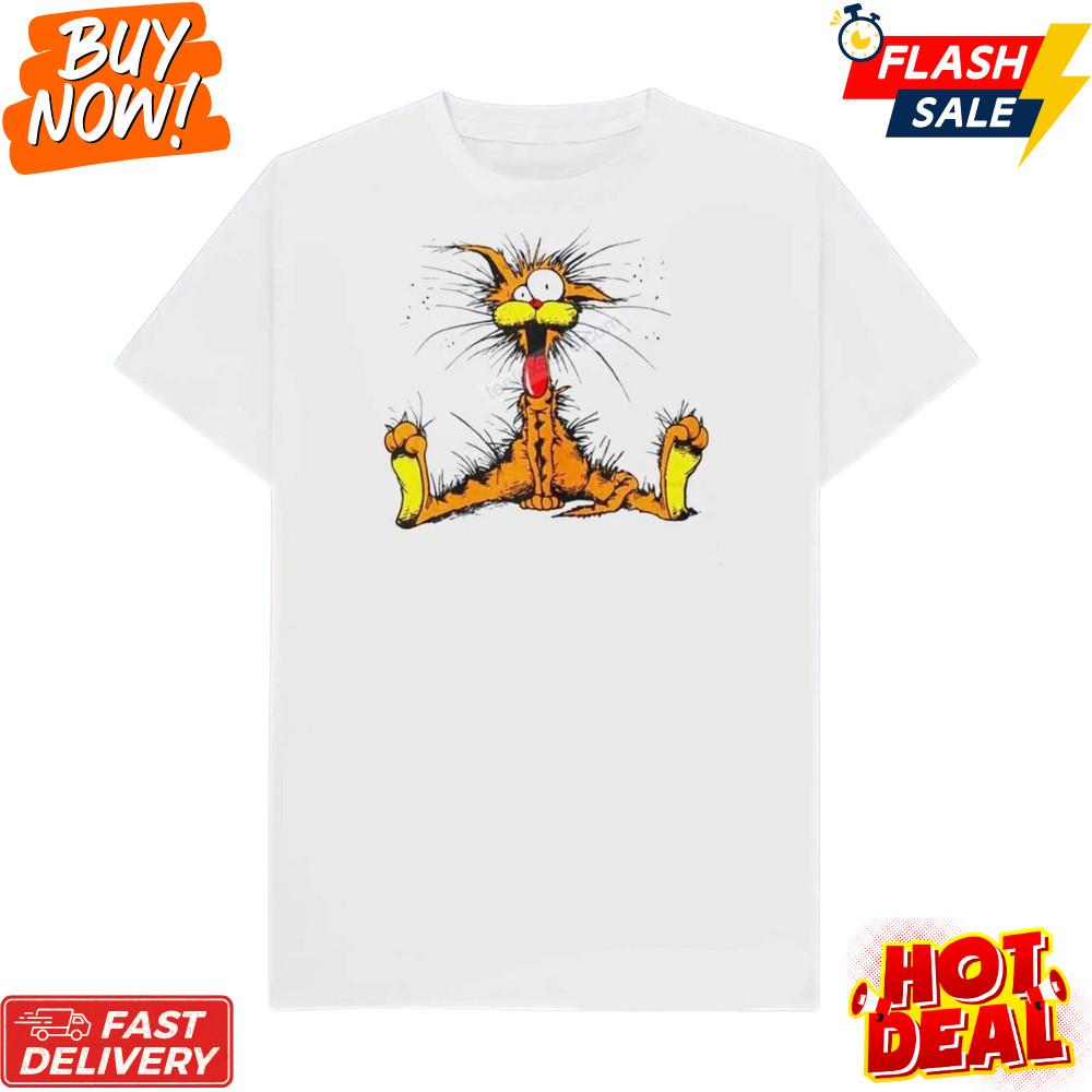 Bill The Cat Fan Made Unisex T-Shirt, Funny Parody Graphic Tee, Cartoon HOT NEW Unisex T-Shirt S