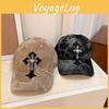 Cross Fashionable Decoration Dyeing Pattern Women Summer Casual Baseball Cap