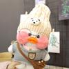 White Influencer Hyaluronic Acid Little Yellow Duck Plush Toy Hand Warmer Pillow Doll Birthday Gift