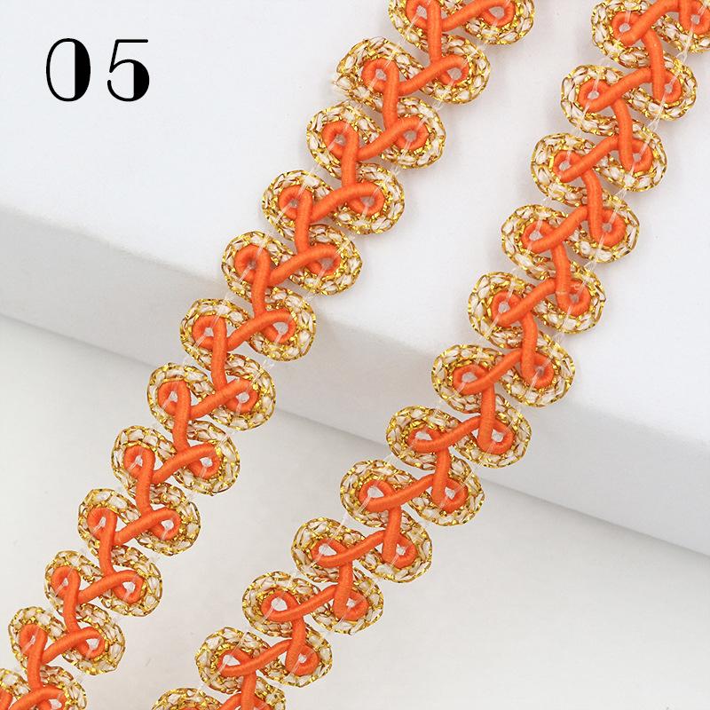 25 Yards Woven Lace Ribbon Centipede Braided Lace Trim DIY Craft Curtain Upholstery Sofa Pillow Clothes Sewing Accessories