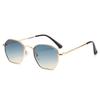 2023 Unique Personal Vintage Polygon Men and Women Sunglasses Metal Frame Irregular Frame Fashion Sunglasses