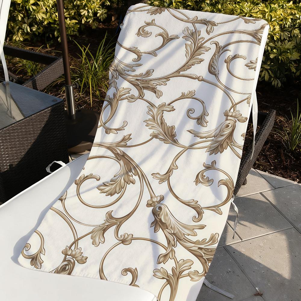 Baroque Rococo style Print Towel Quick Drying Beach Towels Are Suitable For Swimming Pools Camping Yoga And The Gym
