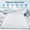 Car Windshield Snow Cover, Magnetic Windshield Snow Cover 4-Layer Protection For Snow, Ice, Frost, Sunlight, Car Windshield Cover With Side Mirror