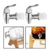 2Pcs Drink Dispenser Faucet Water Jug Spout Reusable Beverage Spigot for Fridge Dining