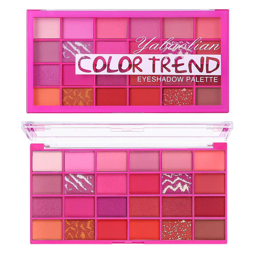 

Прозрачная палитра теней для век из 24 цветов. Перламутровые матовые тени для век с эффектом землистого оттенка. 28g