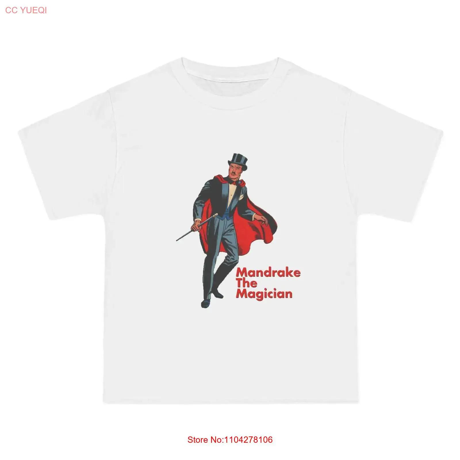 

MANDRAKE THE MAGICIAN Beefy T Shirt vintage Washed Versatile graphic homme designer clothes Breathable Unisex Comfortable S разноцветный