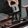 Creative Tea Separation Glass Teapot 650ML One-button Filtering Teapot  Drinkware