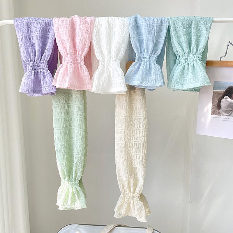 Summer Ice Silk Sunscreen Sleeve Loose Ice Sleeve Breathable Horn Sleeve