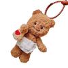 Soft Bear Pendant Fashionable Bag Decoration Cute Bear Keychain Cute Keyrings Backpack Key Rings Car Key Chain Accessory