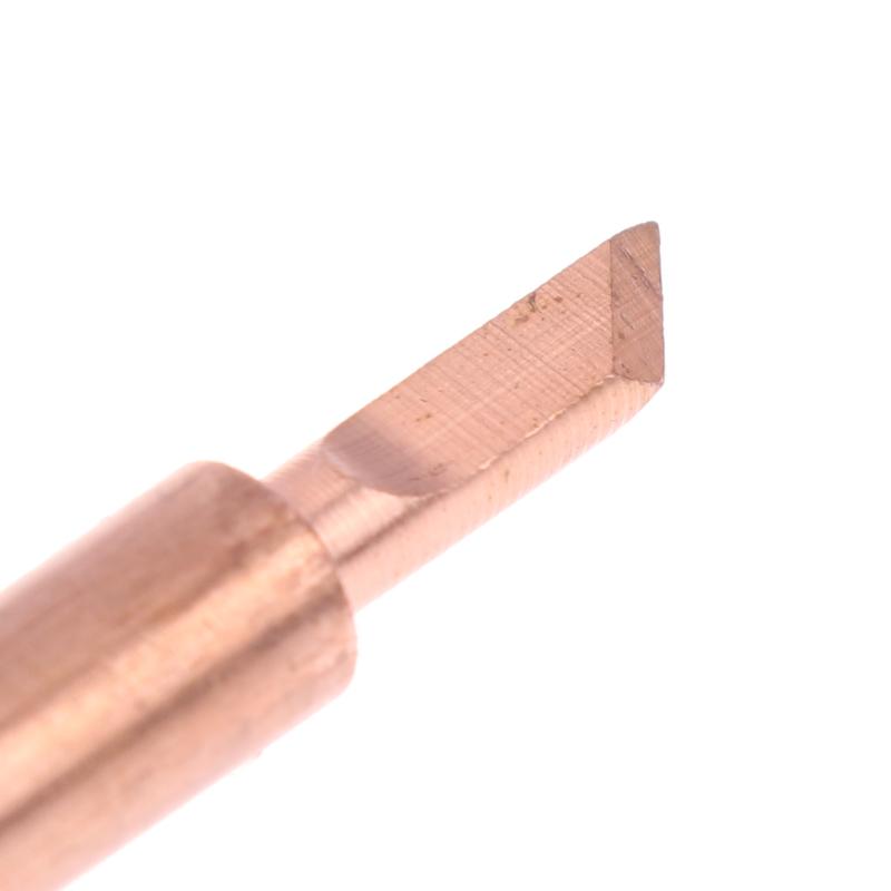 900 Reines Kupfer Lötkolbenspitze Lötkolbenspitze Reines Kupfer Nicht-Magnetisch Löthorn Elektrische Lötkolbenspitze