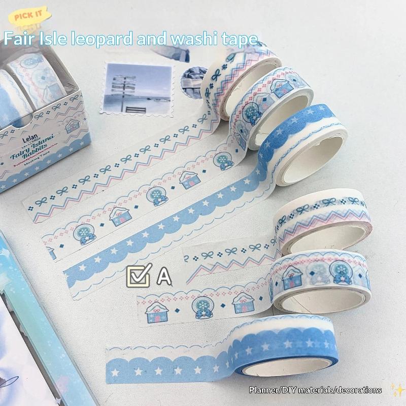 Wing Bow Grid Themed Decorative Tape Set 2/3Pcs INS Style Cute Adhesive Tapes for Journaling Gift Packing DIY Handcrafts