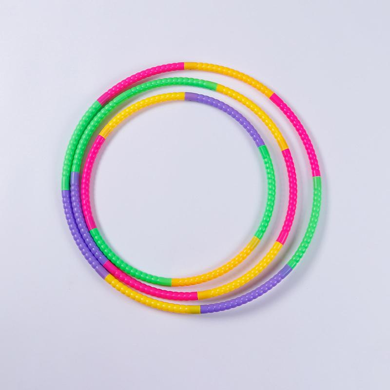 Sportowy Zdejmowany Kolorowy Hula-hop Sprzęt Dla Dzieci Przenośny Ćwiczenia Plastikowy Trening Fitness Koło Najlepsze Prezenty Dla Dzieci