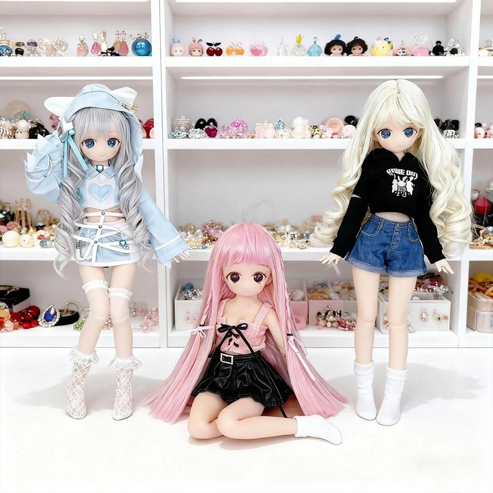 Anime Söt Realistisk Handgjord Fullkropps Silikondocka - Solid Livslik Beröring Samlarbar Cosplay Figur Tillbehör