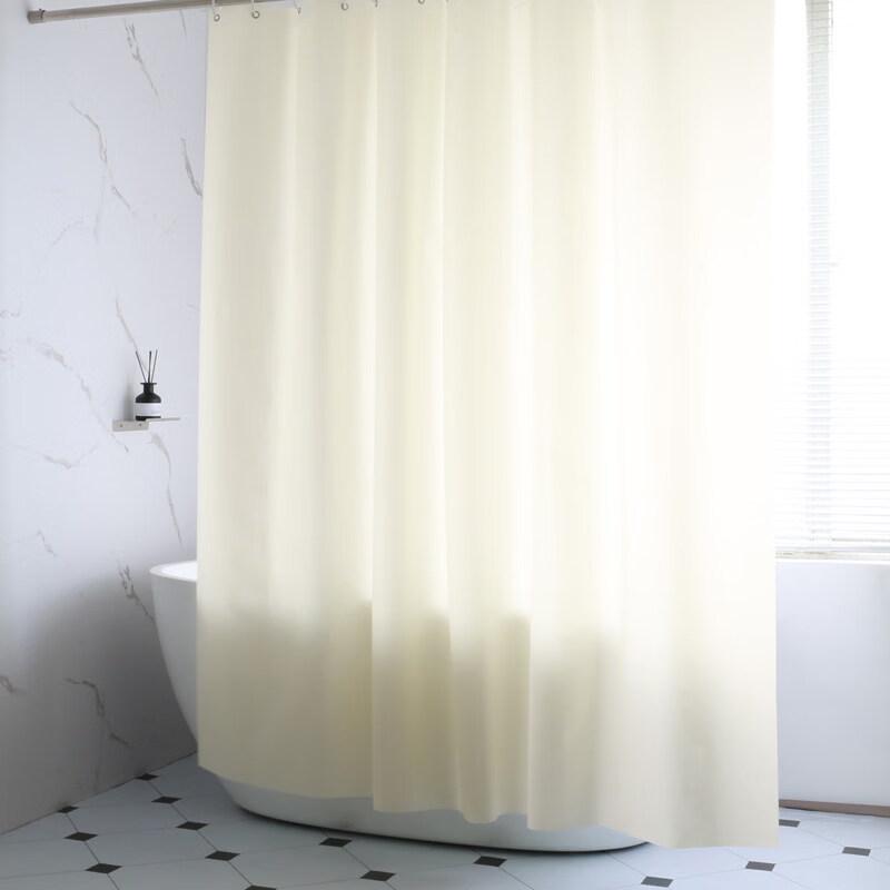 LIEI Waterproof Shower Curtain Set