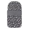 Kinderwagen-Fußsack, warm und winddicht, perfekt für Herbst und Winter, Schlafsack im Umschlag-Stil für Neugeborene und Babys, mit Sternenmuster.