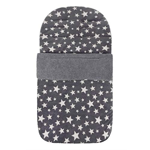Kinderwagen-Fußsack, warm und winddicht, perfekt für Herbst und Winter, Schlafsack im Umschlag-Stil für Neugeborene und Babys, mit Sternenmuster.