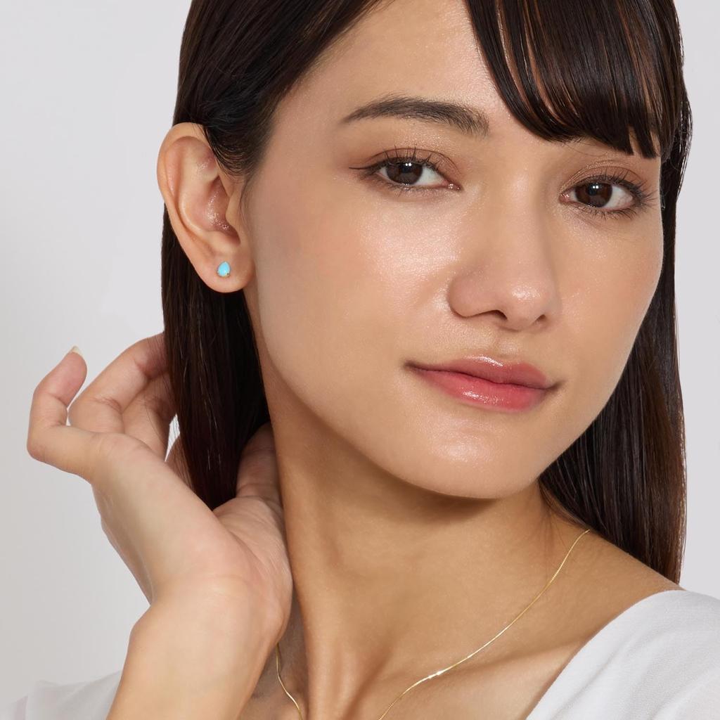 Lala Christie Turquoise Earrings in 18K Gold Women's (le56-0031-yg)