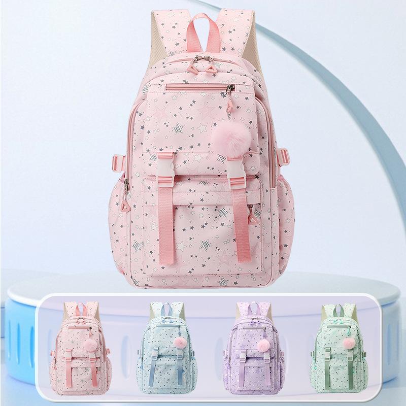 Zaino Scolastico Stampato Leggero ed Elegante per Studenti, Spaziosa Borsa a Tracolla Cartoon per Campus e Pendolarismo
