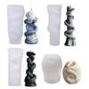 Silicone Candle Making Molds Flexible Resin Casting Mould Epoxy Molds Dishwasher Safe Ornament Mould Candle Making Tool