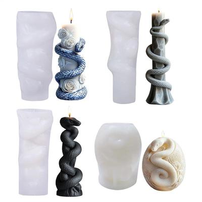 Silicone Candle Making Molds Flexible Resin Casting Mould Epoxy Molds Dishwasher Safe Ornament Mould Candle Making Tool