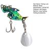 3.8CM/10G Metal Shark Fishing Lure with Spinner Sequin Treble Hooks Long Casting Artificial Hard Bait Freshwater Saltwater Trout Bass Fishing