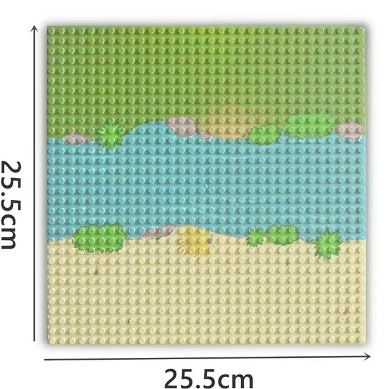 Classic Base Plates City Street Road Plate Building Blocks Figures Construction Toys 32*32 32X32 Dots Baseplates Plastic Bricks
