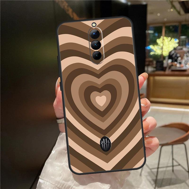Colorful Heart Circle Love Case For ZTE Nubia Red Magic 10S 9S 8S 10 9 8 11 Pro Plus 6 7 6S 7S For RedMagic 10 Air Cover
