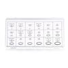 Acouto AC O Ring Assortment Kit 18 Sizes 270pcs Car Truck Air Conditioning Seal Rubber Green O Ring Tools Replacement for Car Repair Plumbing