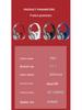P85 Bluetooth Over-ear Wireless Headset: Colorful Graffiti Design, Cool Luminous RGB, Deep Bass, Foldable.