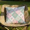 simple checks Cushion Cover Soft Reversible  Durable Pillow Cover  MultiScene Use for Home  Car Daily Comfort