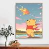 DIY Diamond Painting Winnie The Bear and The Goldfish Cross Stitch Kit Mosaic Art Diamond Painting Full Circle Diamond Home Decoration