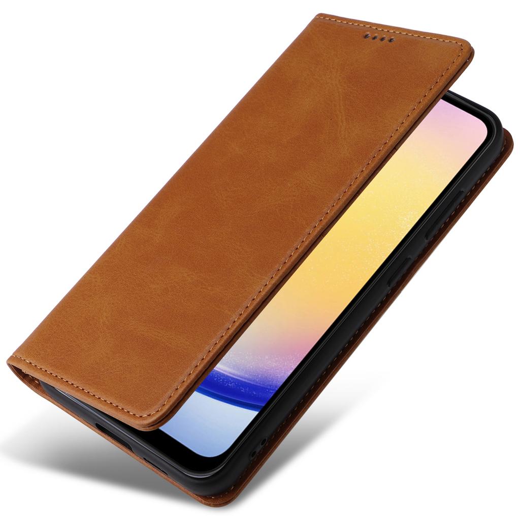 For Samsung Galaxy A25 5G (Global) (161.0 X 76.5 X 8.3mm) Case Leather Phone Cover