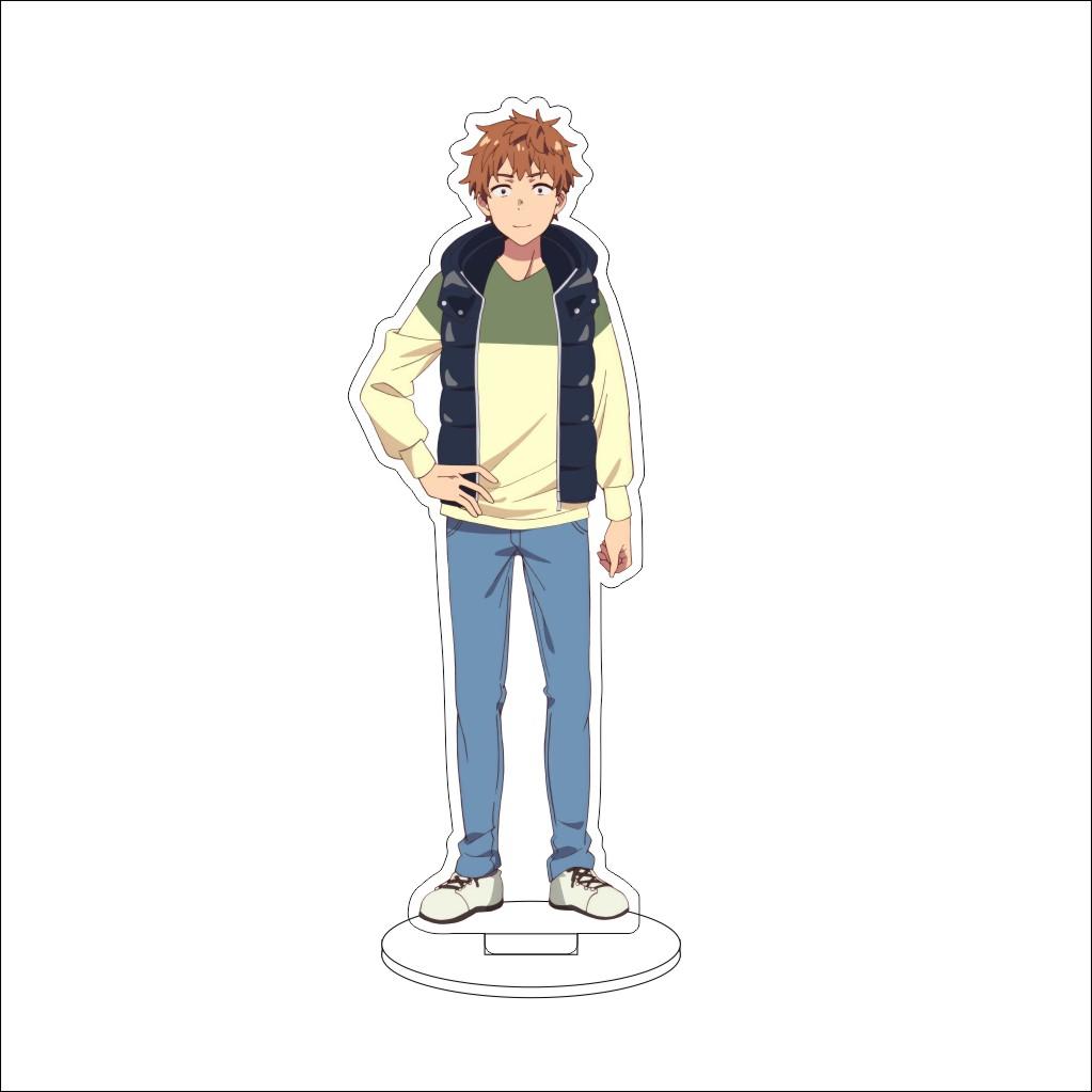 16CM Anime Rent-A-Girlfriend Cosplay Acrylic Stand Ornaments Sakurasawa Sumi Asami Nanami Figure Stand Halloween Gifts