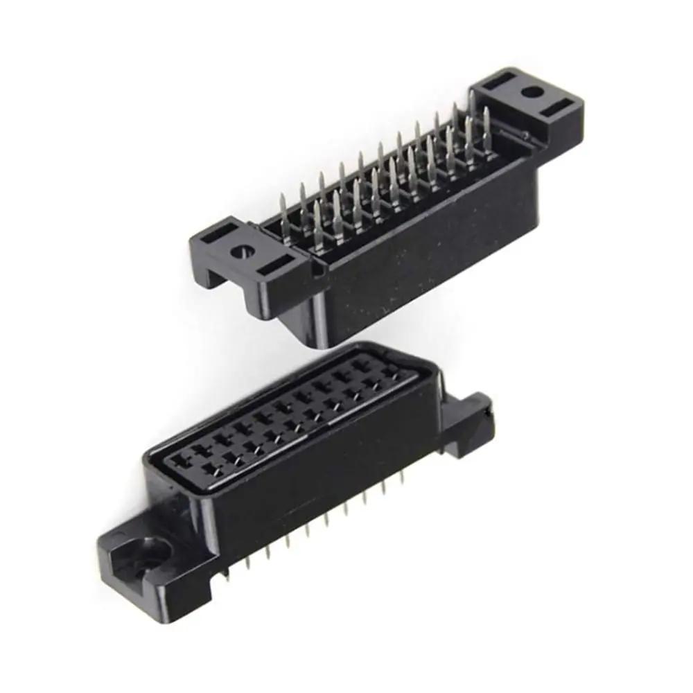 CS Type SCART Socket Connect Port Socket Interface Female Slot Female Socket Connector High quality Double Row Connector