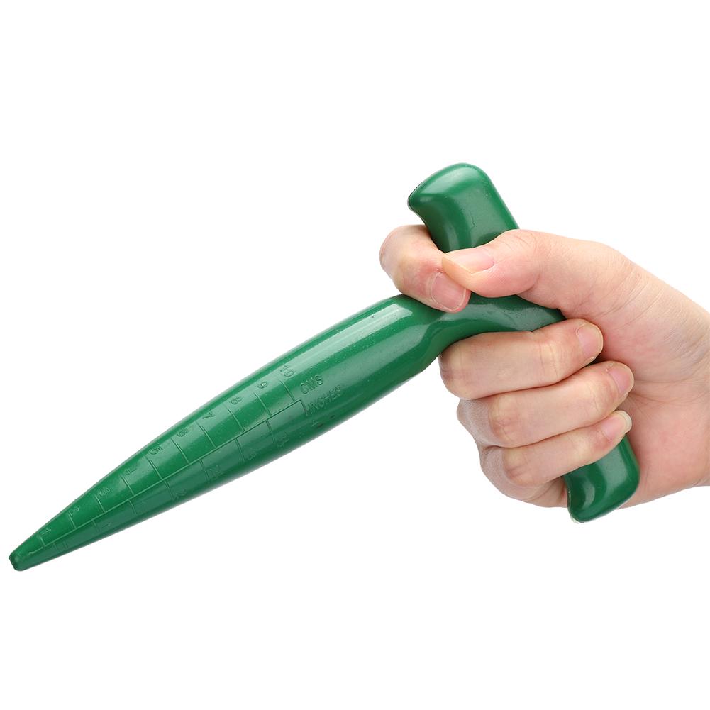 5 Stück Handlicher Kunststoff Gartenboden Stanzer Grabwerkzeug für Sämlingsverpflanzung Pflanzung