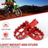 Suport pentru picioare universale CNC colorate pentru picior pentru HONDA CRF XR 50 70 110 M2R SDG DHZ SSR KAYO Pit Bike