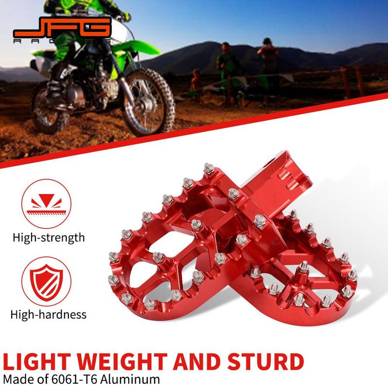 Suport pentru picioare universale CNC colorate pentru picior pentru HONDA CRF XR 50 70 110 M2R SDG DHZ SSR KAYO Pit Bike