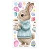 Osterhase Fensteraufkleber Vinyl Wasserdicht Niedliche Kaninchen Deko für Zuhause Glastür Osterdekoration Frühlingsfest Geschenk 2026