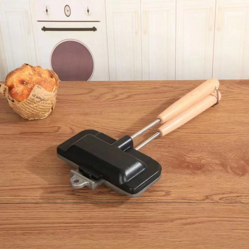 Mini Sandwich Pan Double Sided Non-Stick Toast Mold Outdoor Camping Breakfast