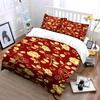 Golden Roses Pattern Design Bedding Duvet Cover Set Duvet Cover Pillowcases  (1*Duvet Cover 2*Pillowcases, Without Duvet Insert)