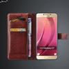 Kartenhalter Hülle für Samsung Galaxy C7 / Galaxy C7 Pro PU Leder Klapphülle Retro Brieftasche Handyhülle Business Fundas Coque