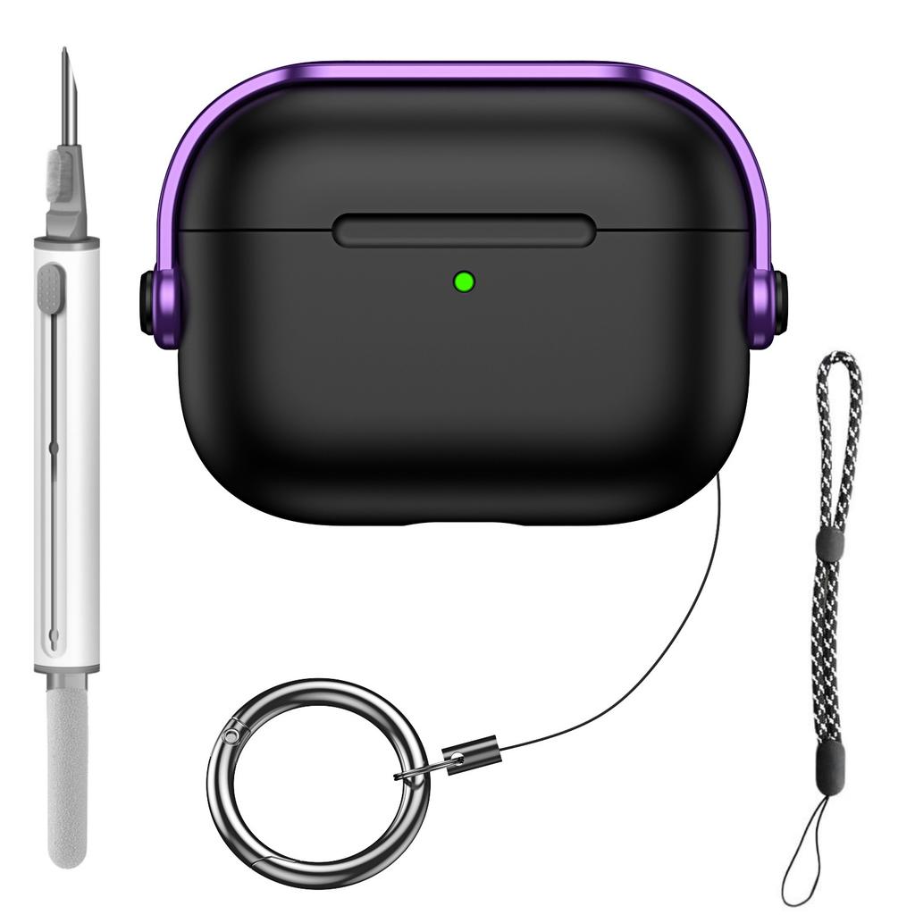 for Airpods Pro 3 Case Safety Lock Case for Apple Airpods Pro 3 (2025) with Cleaner Kit Drop Protection Air pods Pro3 Case Cover