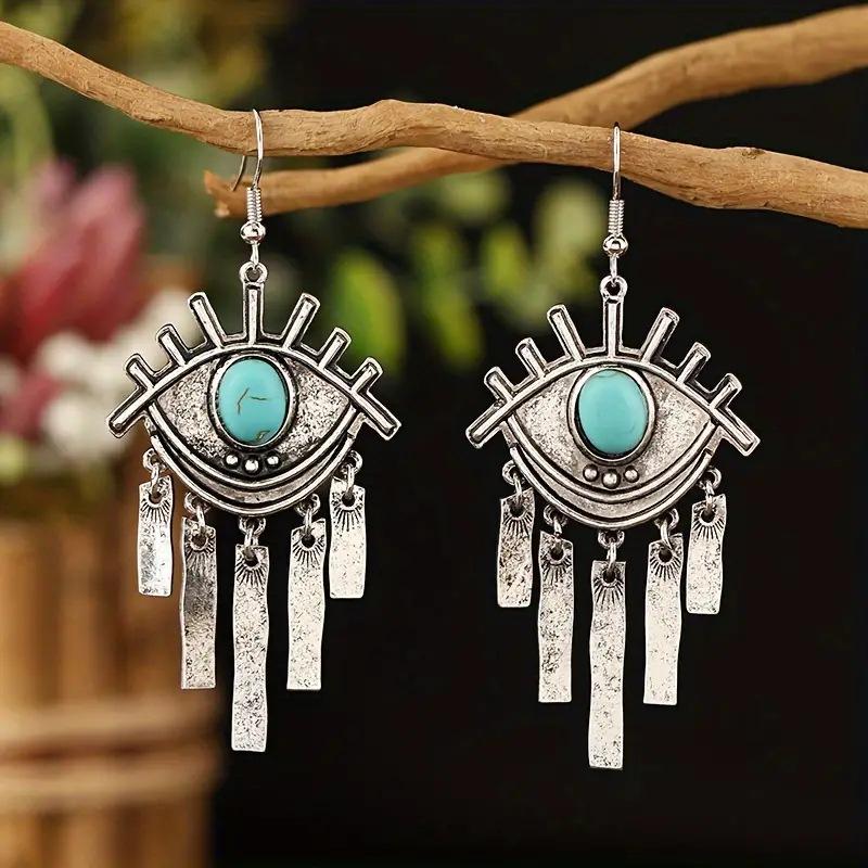 

Tassel retro ladies earrings різнокольоровий