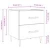 Nightstand Sonoma Oak 40 x 35 x 47.5 cm Engineered Wood