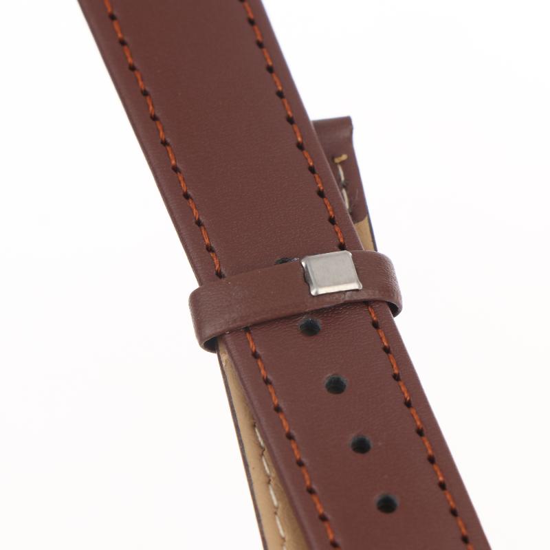 PU Leather Watch Strap Soft Breathable Unisex Wrist Band 10mm-22mm Fit for All Smart Watches