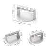 Stainless Steel Smash Burger Press Hamburger Patties Meat Masher Circular Meat Press Mold for Deli Meats Kitchen Accessories