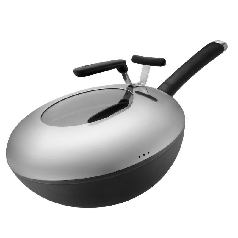 ASD Cyclone 30cm 430 Stainless Steel Wok