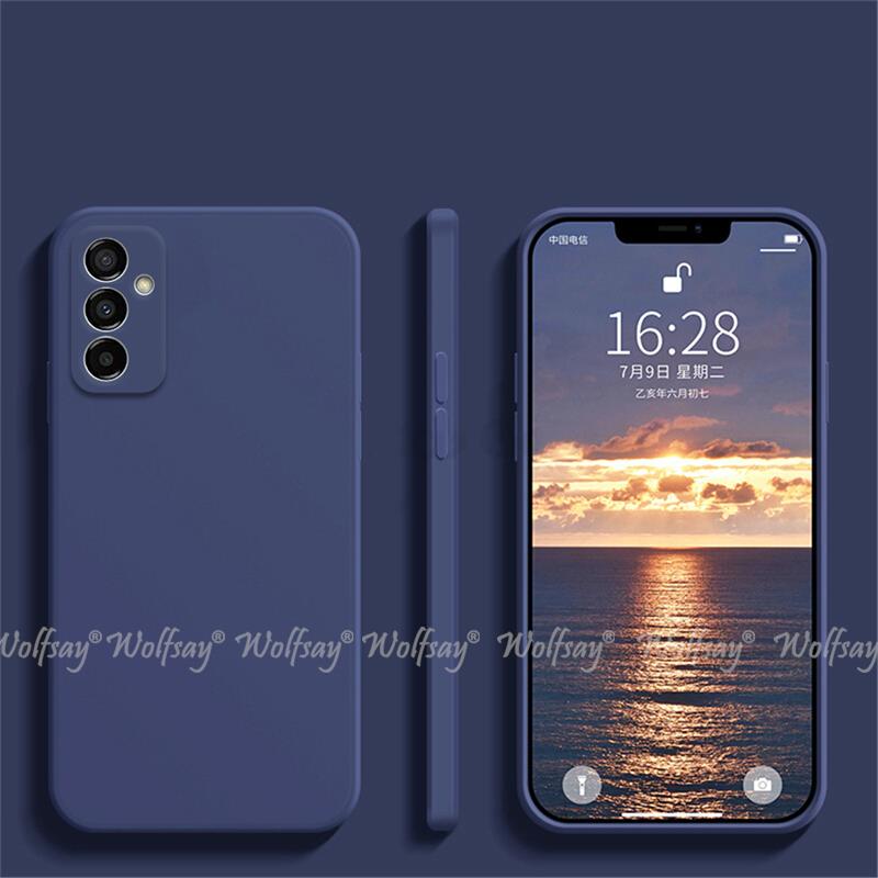 For Samsung Galaxy M23 Case For Samsung M23 F23 A23 A33 A13 A53 A73 Cover Liquid Silicone Protector Anti-drop TPU Phone Case M23