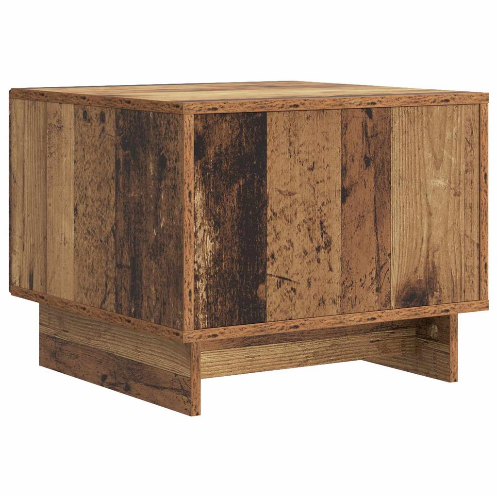 Coffee Table with Drawers Reclaimed Wood Look 49 x 50 x 40 cm Particleboard